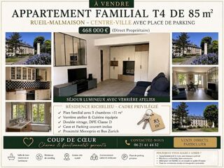  Appartement � vendre 4 pi�ces 85 m�