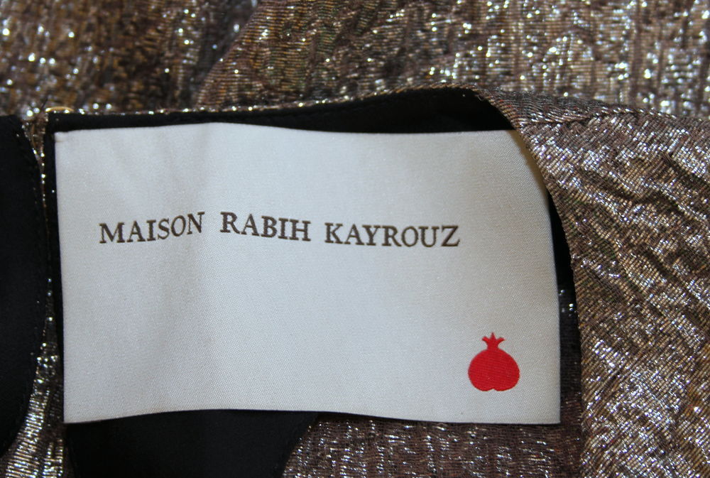 Top lam&eacute; MAISON RABIH KAYROUZ T.36 Vêtements