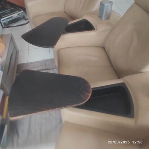 Canap� stressless 3 places inclinables avec 2 tablettes 0 Montataire (60)