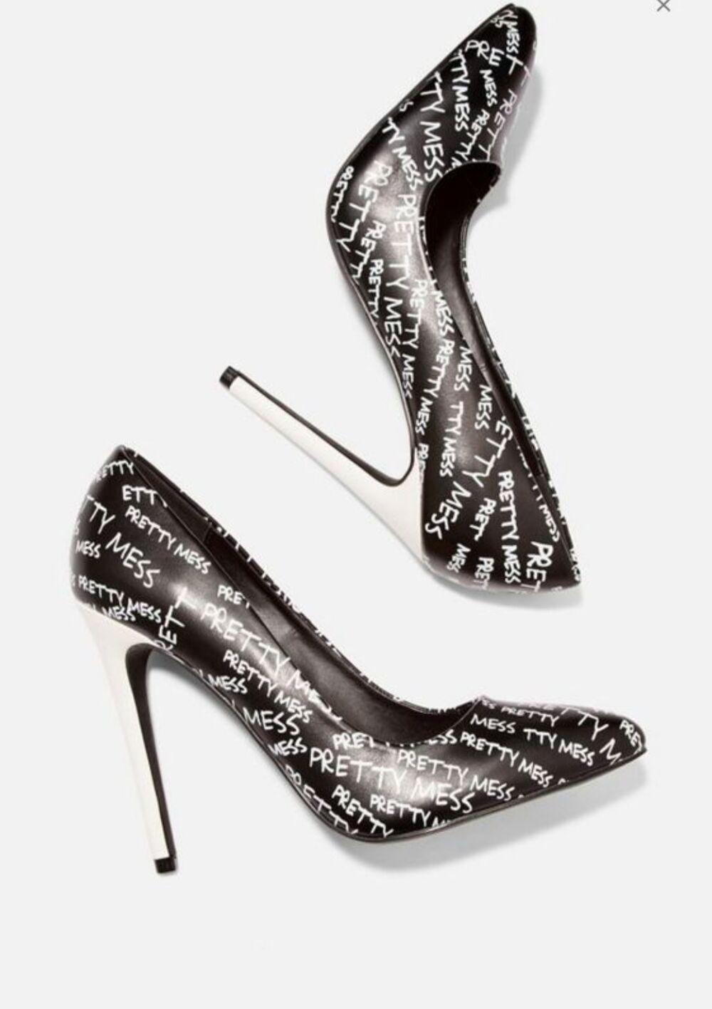 Escarpin noir et blanc Chaussures