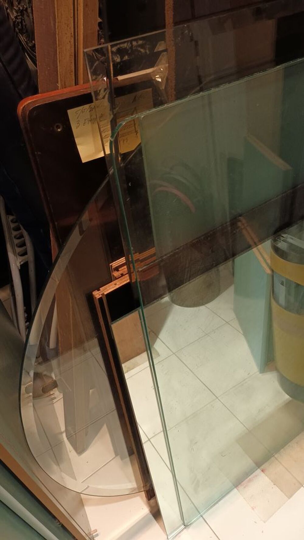Verres: dessus de table divers Meubles