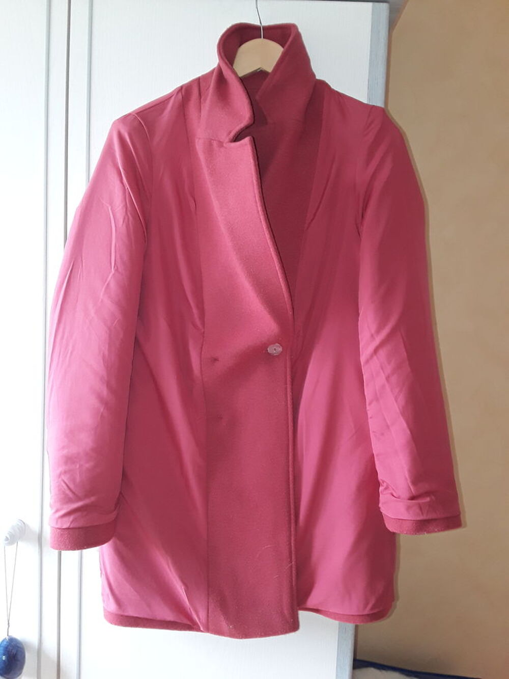 manteau F 38/40 rouge excellent &eacute;tat Camieu Vêtements