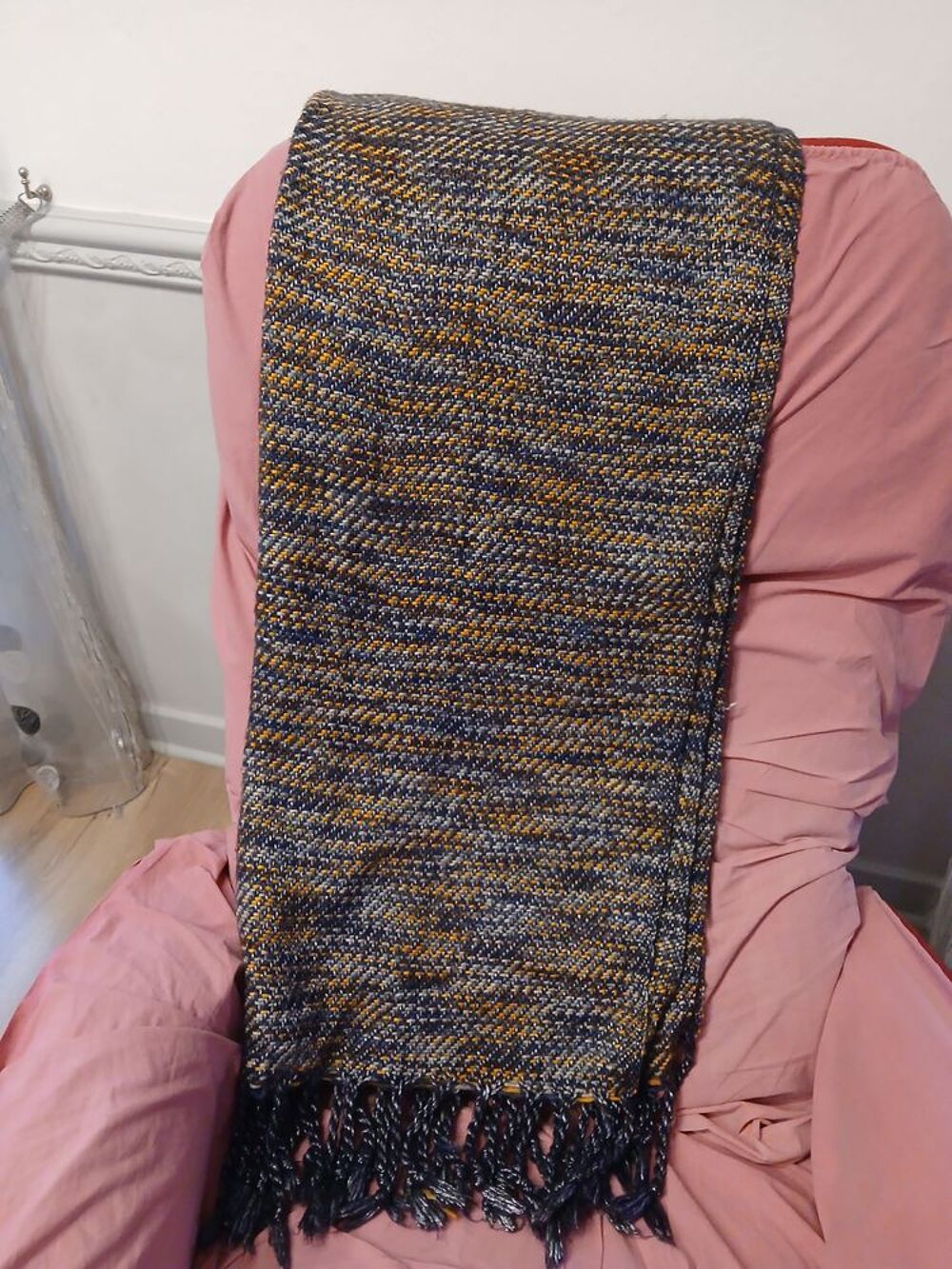 Echarpe multicolore franges Vêtements