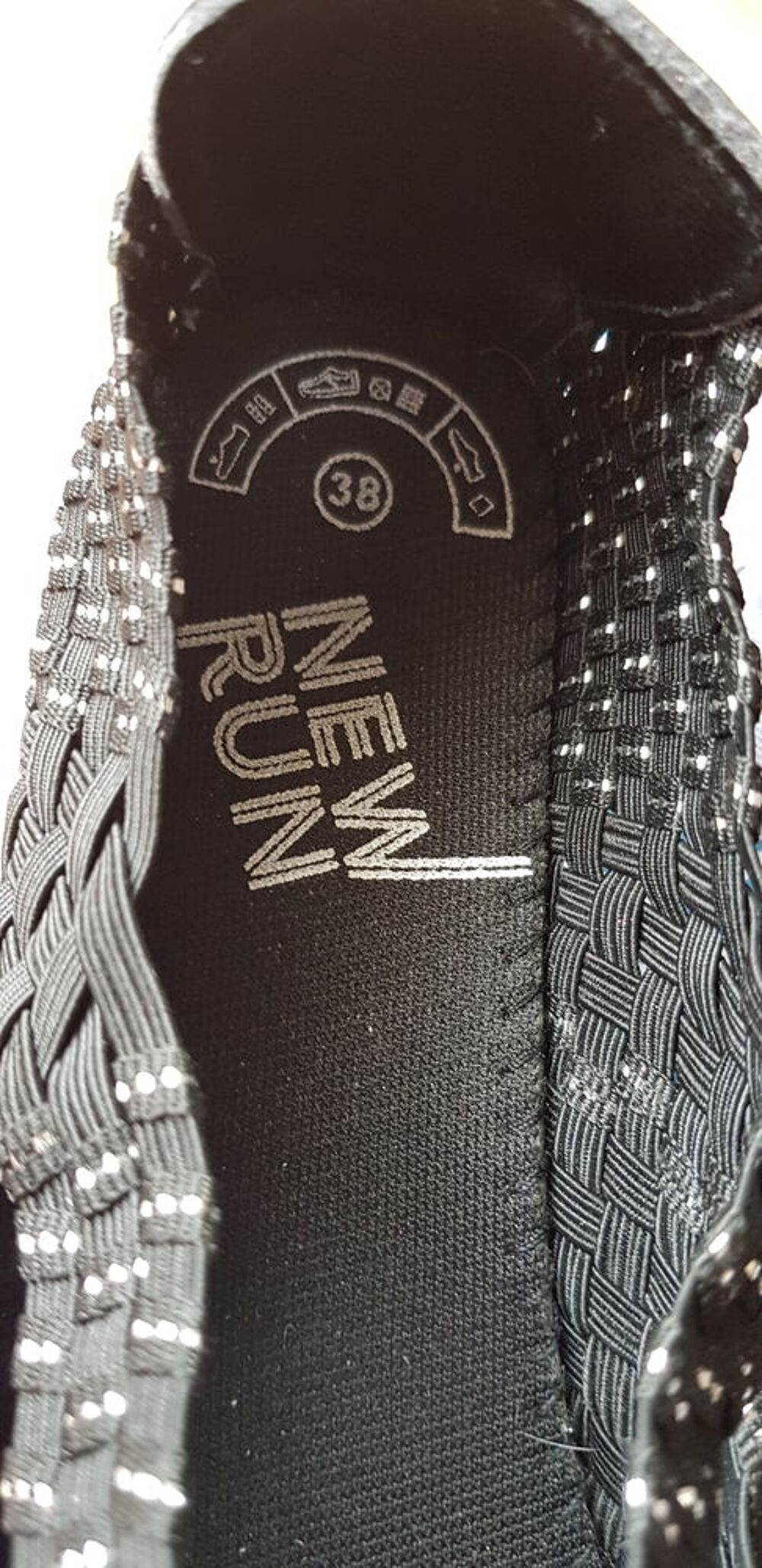 Sneakers ville femme 38 noir - Marque Newrun - Chaussures