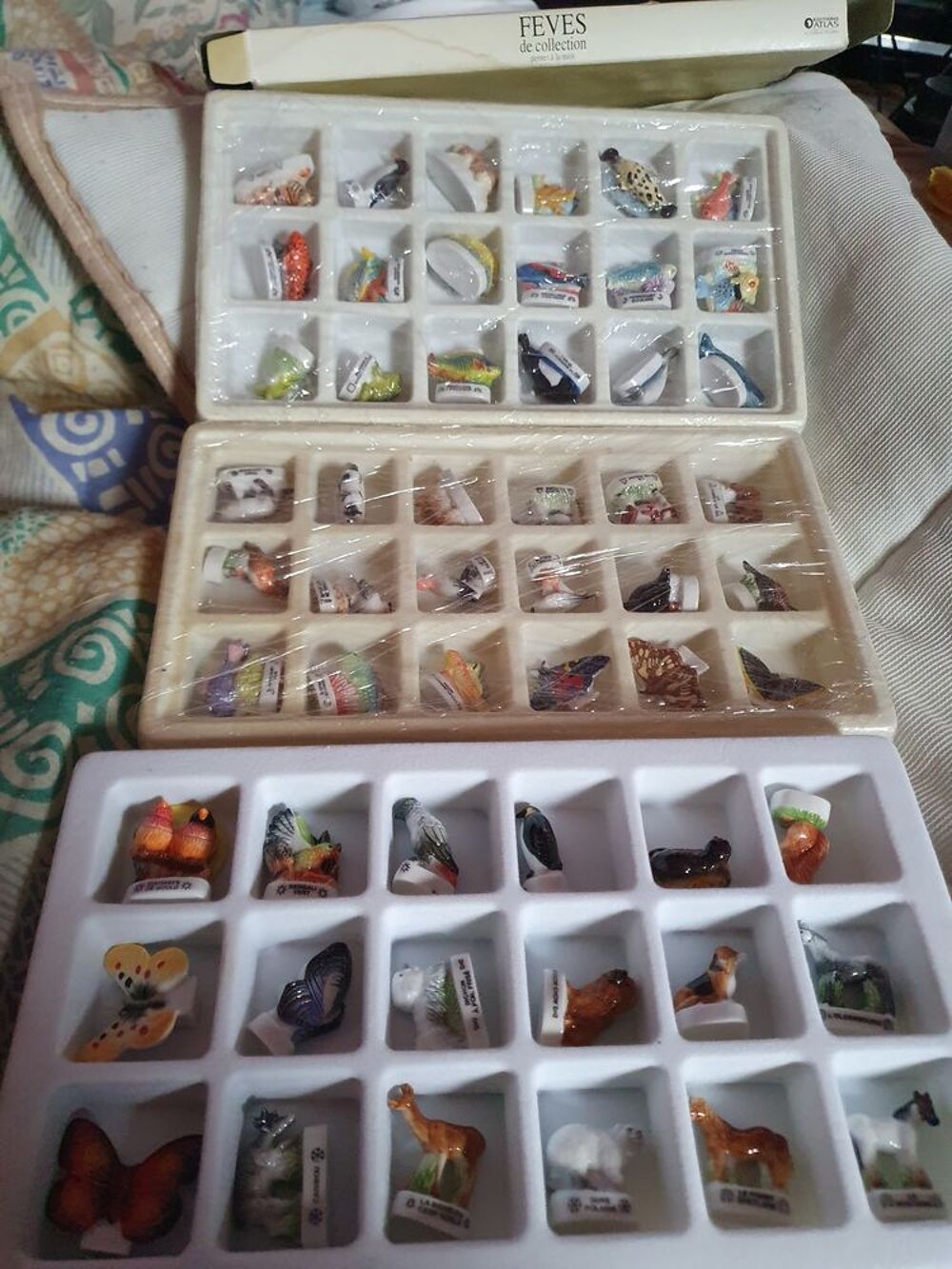 Lot de 3 coffrets f&egrave;ves de collection 