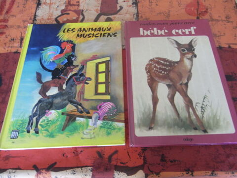 2 livres enfants les animaux musiciens et bb cerf 3 Le Teilleul (50)