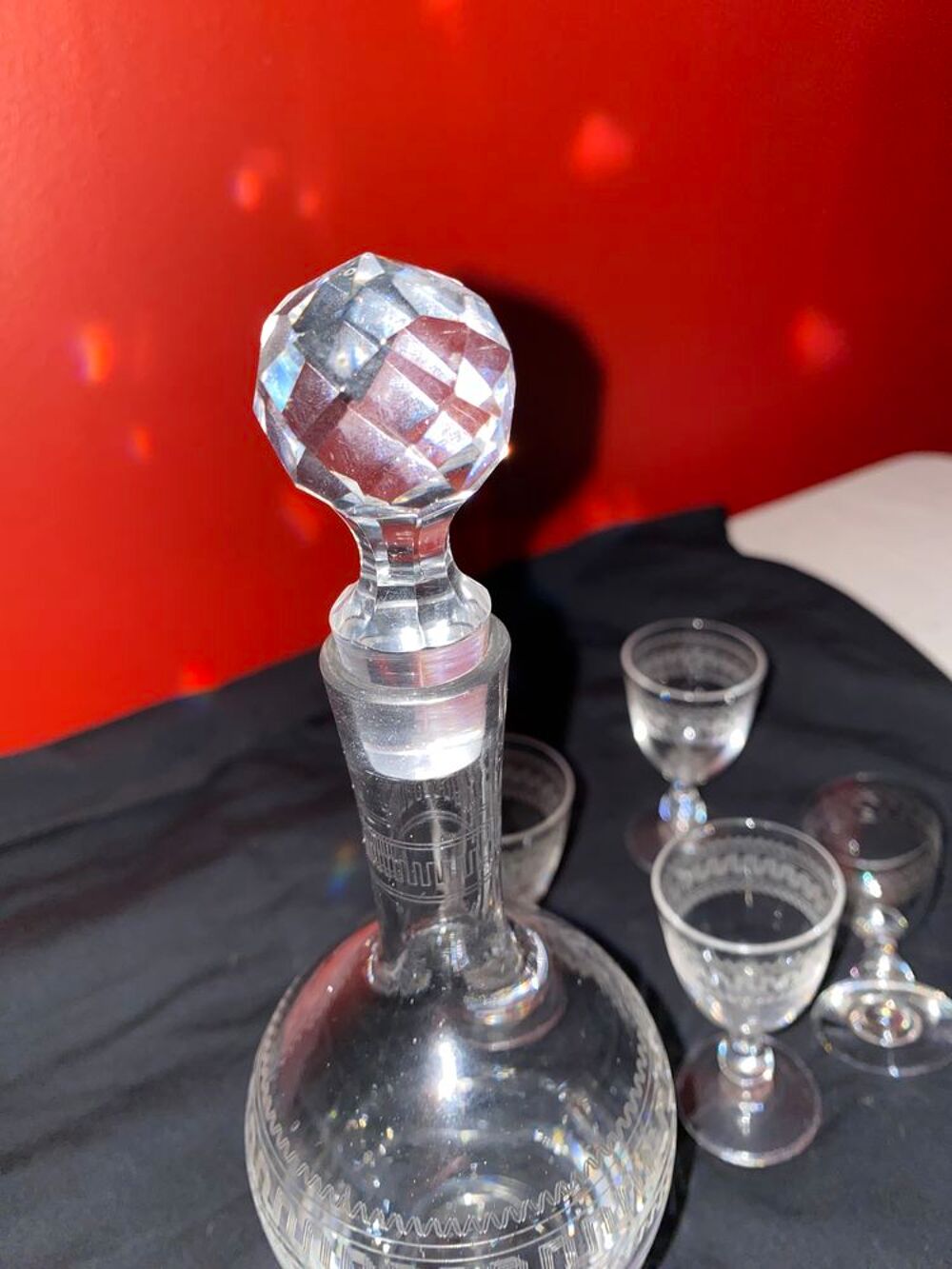 VERRES BACCARAT Décoration