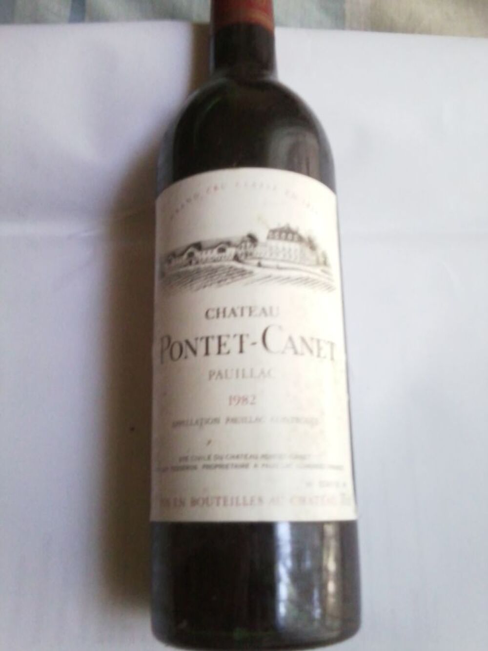 Chateau PONTET CANET 1982 Cuisine