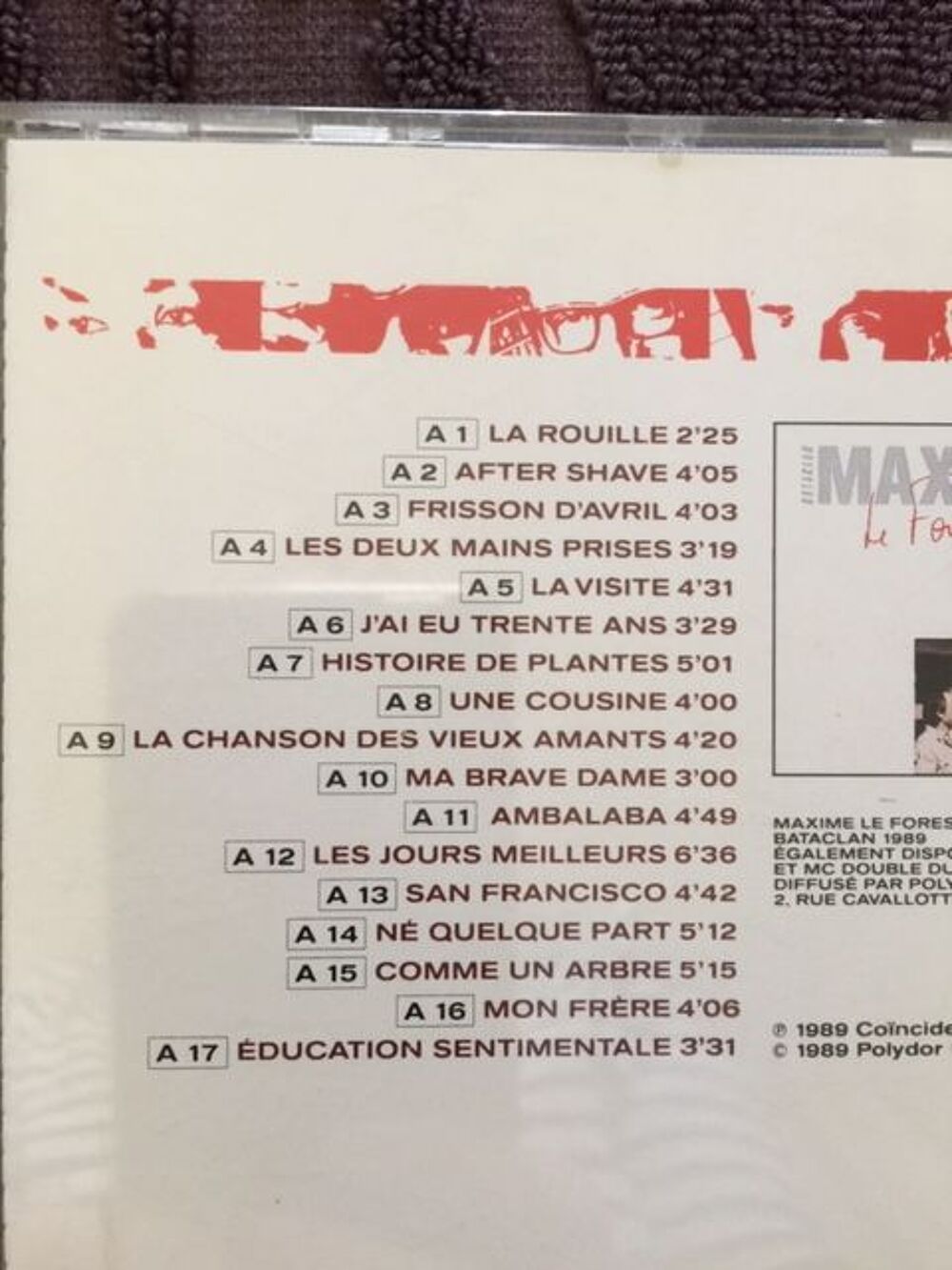 CD musique Maxime Le Forestier CD et vinyles