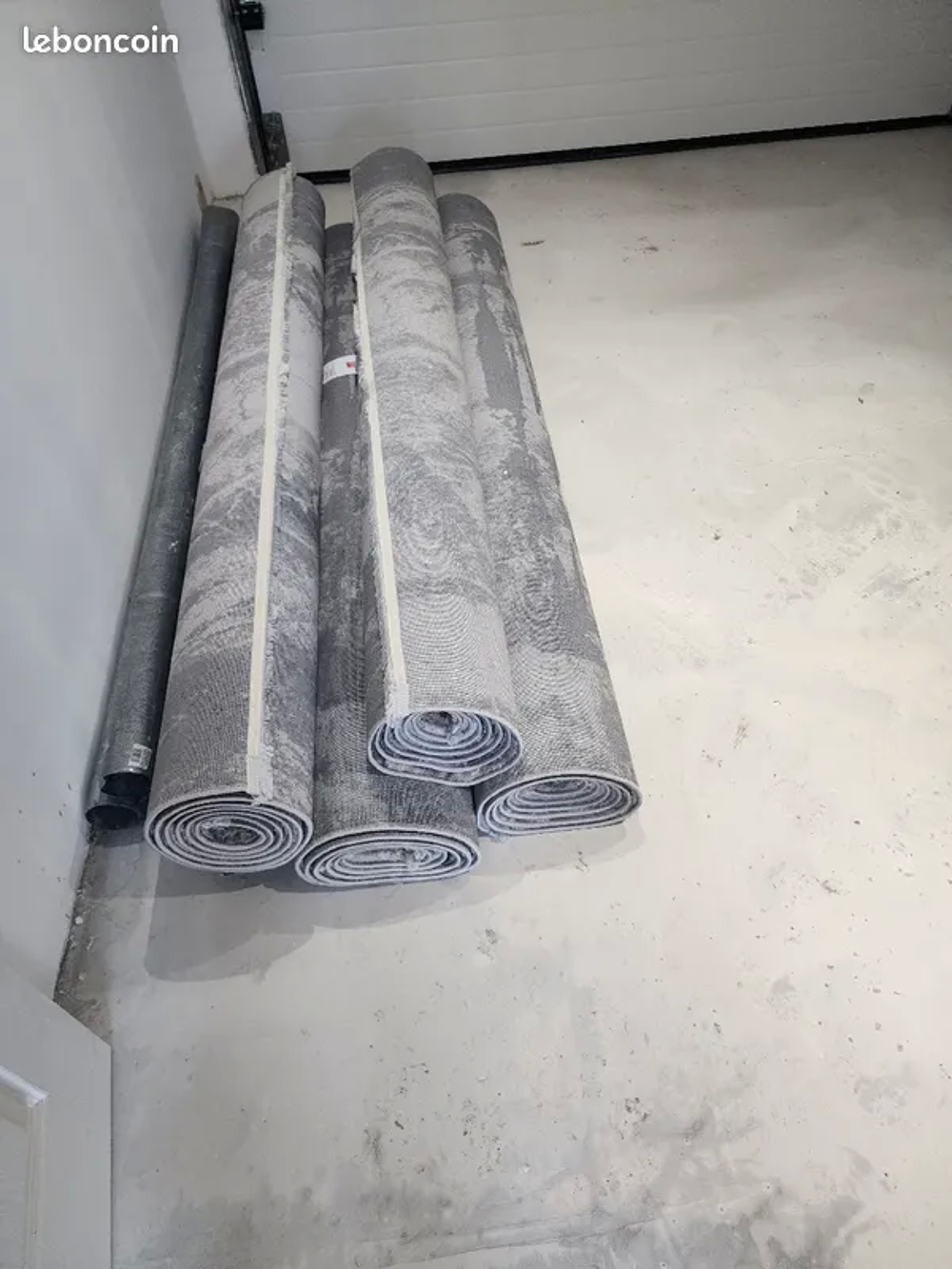 Lot 4 tapis Moderne Gris 190x280 cm poils moyen Décoration
