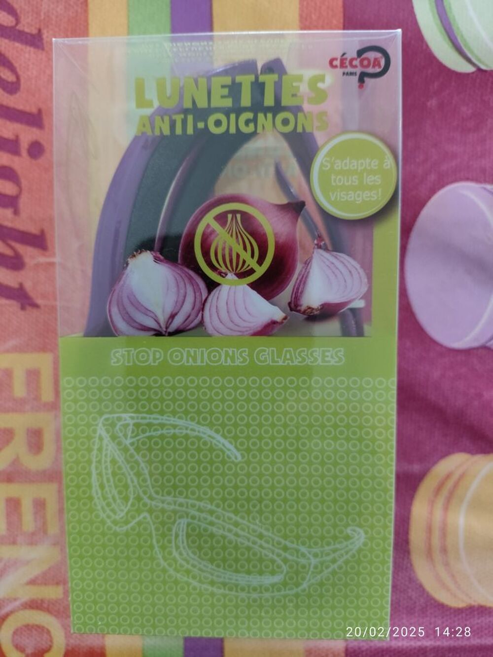 Lunettes anti-oignons Cuisine