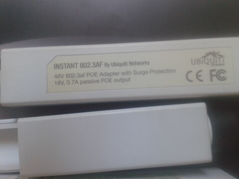 adaptateur POE UBIQUITI  15 Montpellier (34)