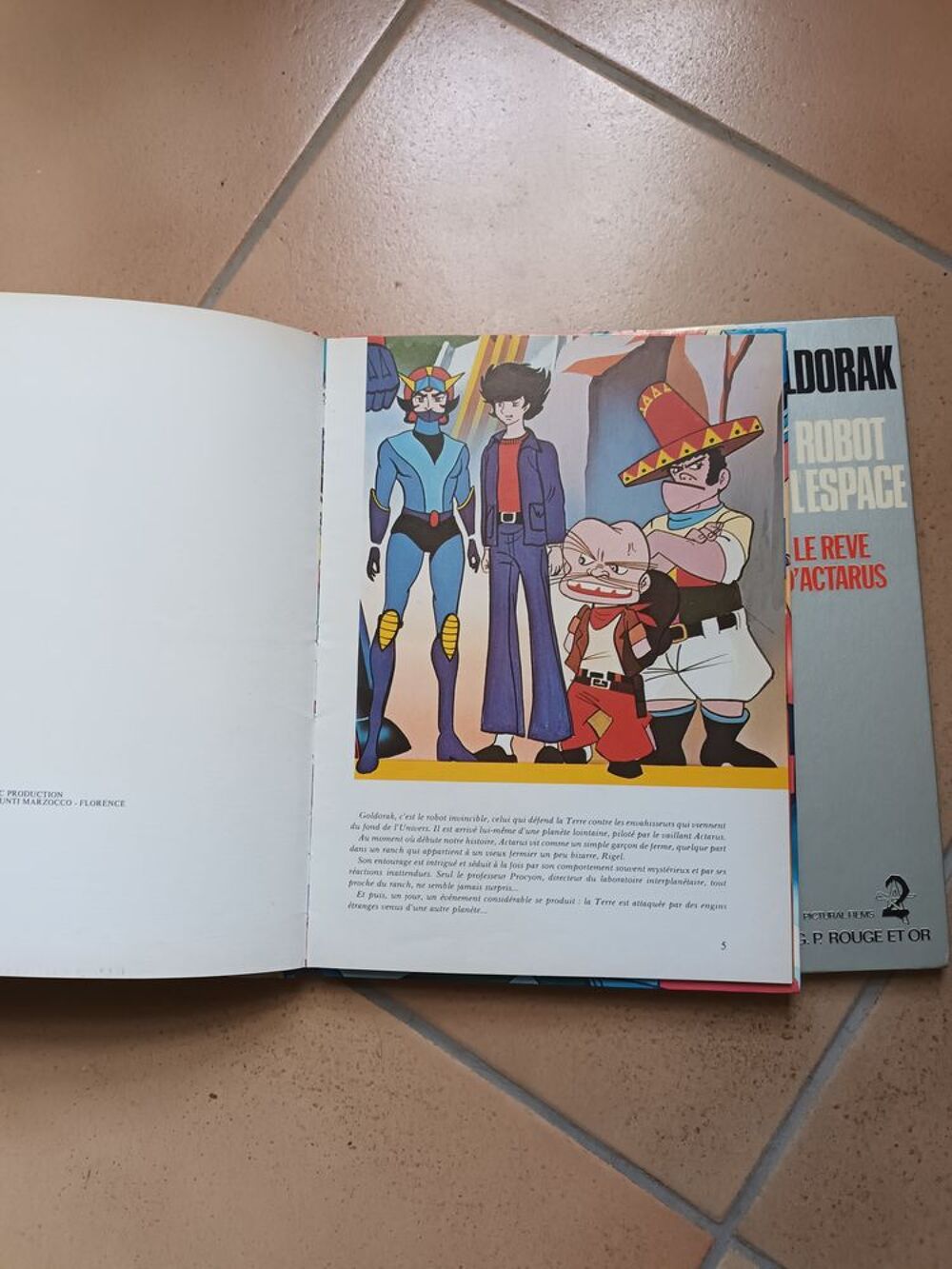 Lot de 4 bd Goldorak n&deg; 1 - 2 - 4 - 5 &eacute;tat neuf Livres et BD