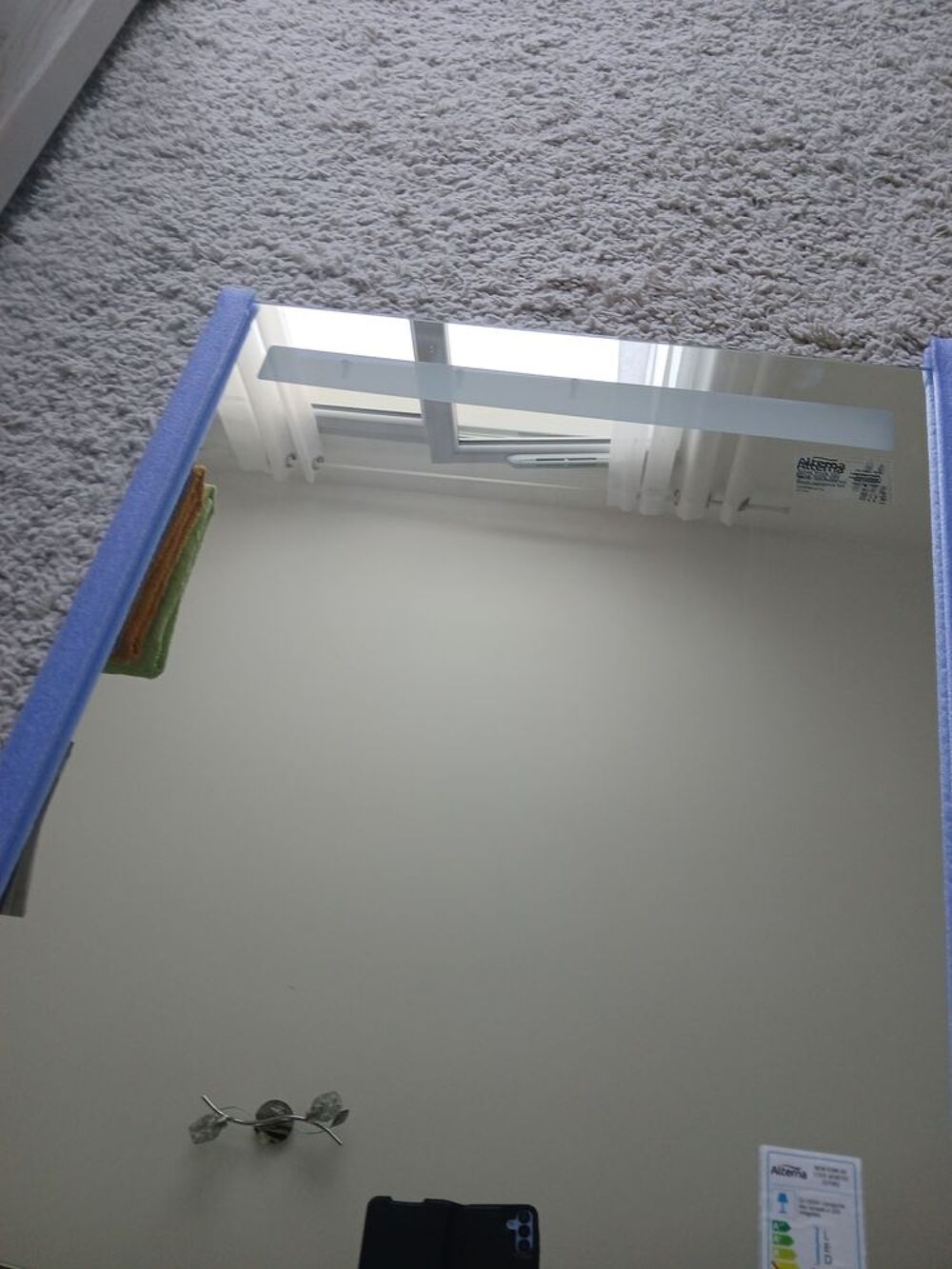 Lot de 2 miroirs de salle de bain Décoration
