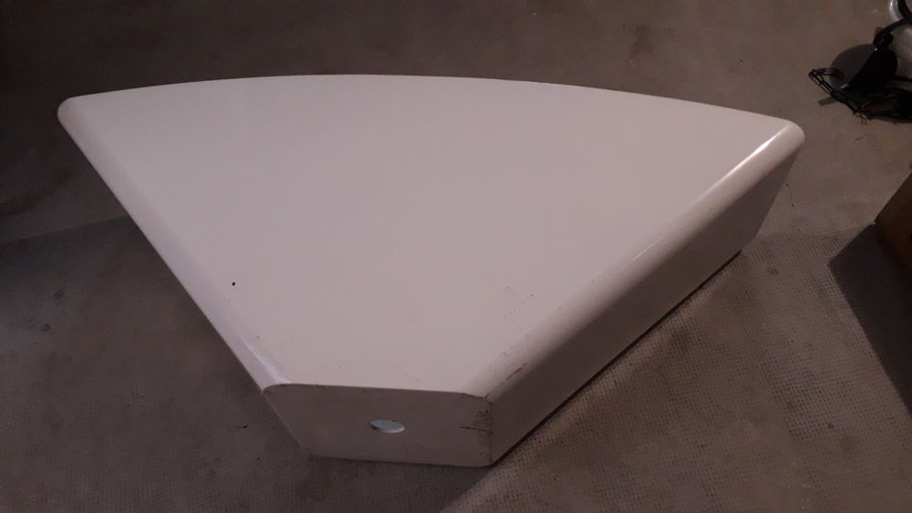 Meuble tv d'angle blanc laqu&eacute; Meubles