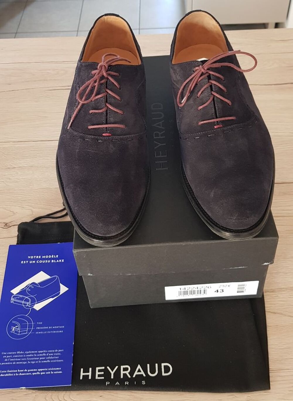 Chaussure nubuck Heyraud Chaussures