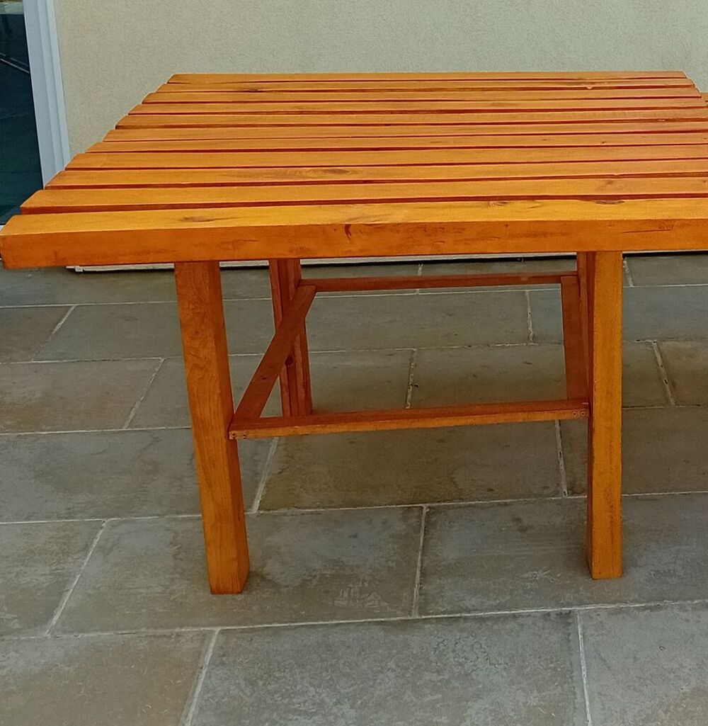 2 Bancs et 2 Tables Artisanaux Neufs Meubles