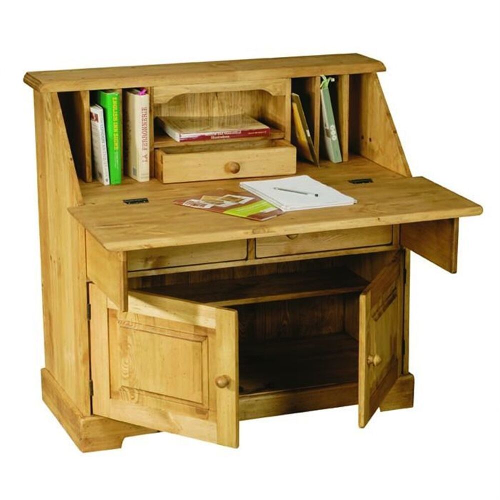 Bureau scriban pin massif TBE Meubles