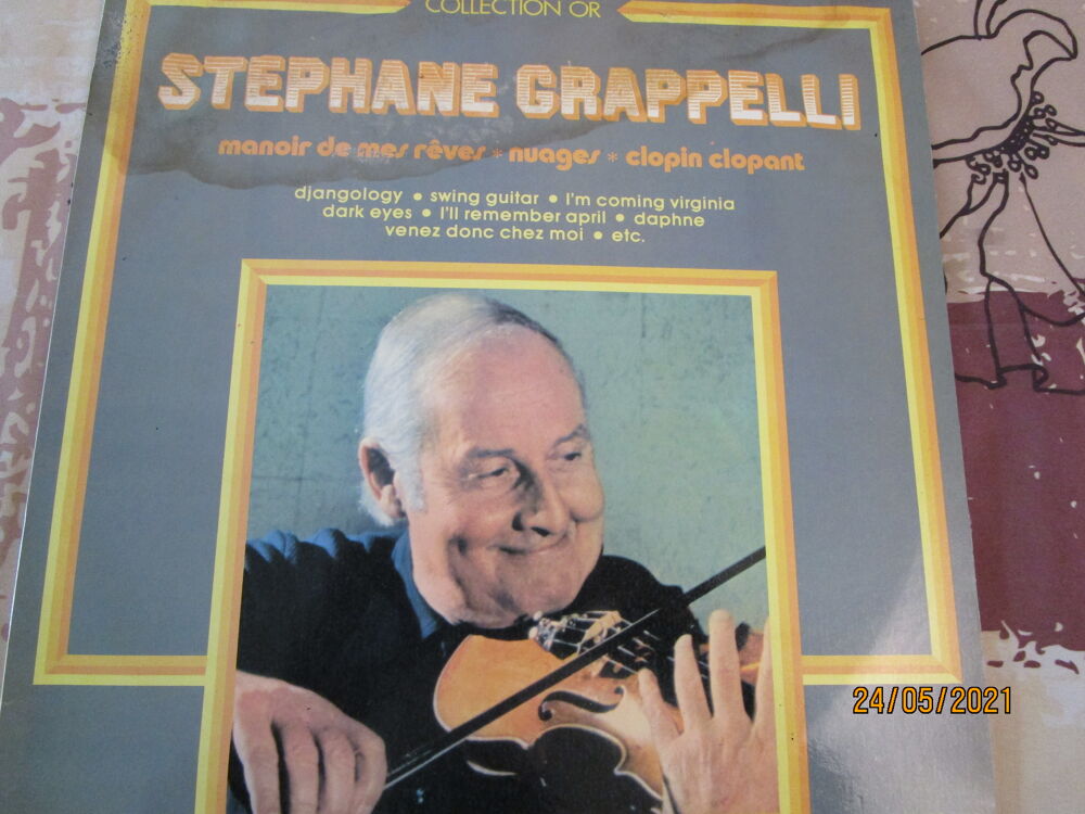 Vinyle de STEPHANE GRAPPELI collection Or &eacute;dition MUSICDISC Audio et hifi