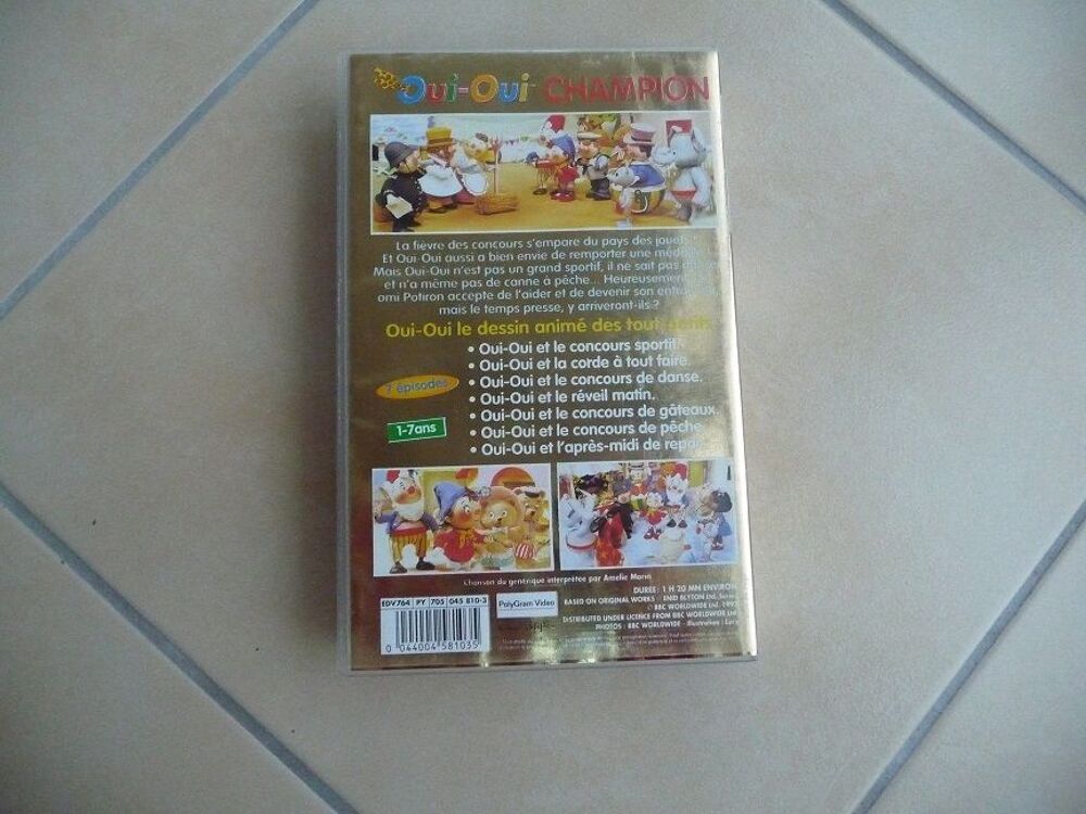 Oui-Oui Champion - 7 &eacute;pisodes - Collector cassette VHS DVD et blu-ray