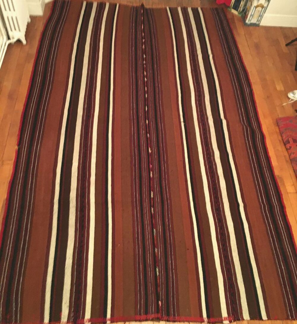 Tapis de nomade en laine de dromadaire Décoration