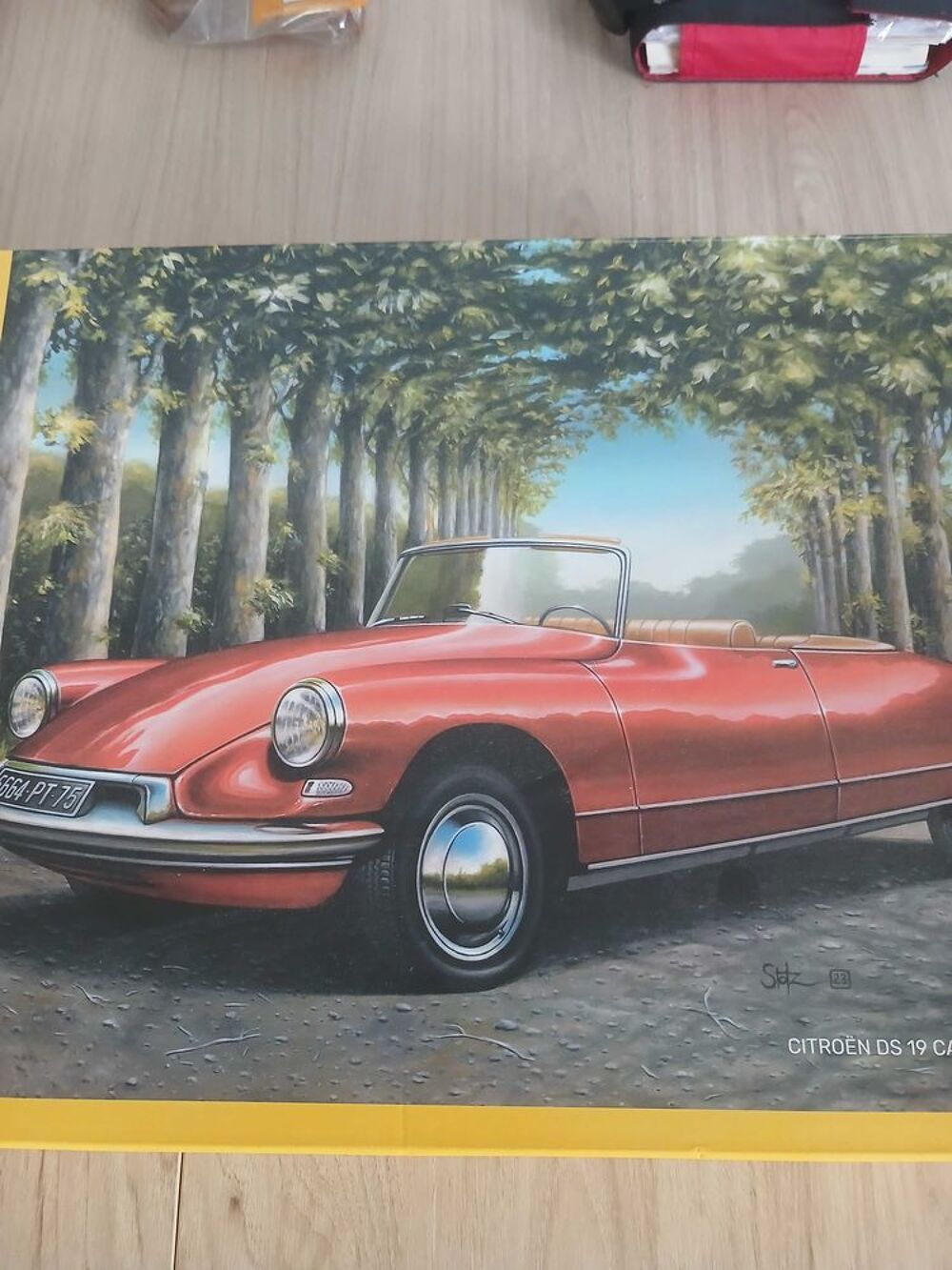 maquette DS 19 cabriolet 