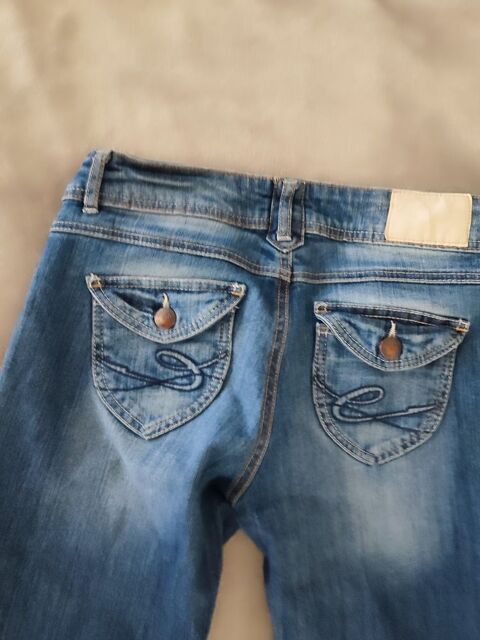 Jean Five Units Taille 38 bleu denim d�lav� 9 Marseille 11 (13)