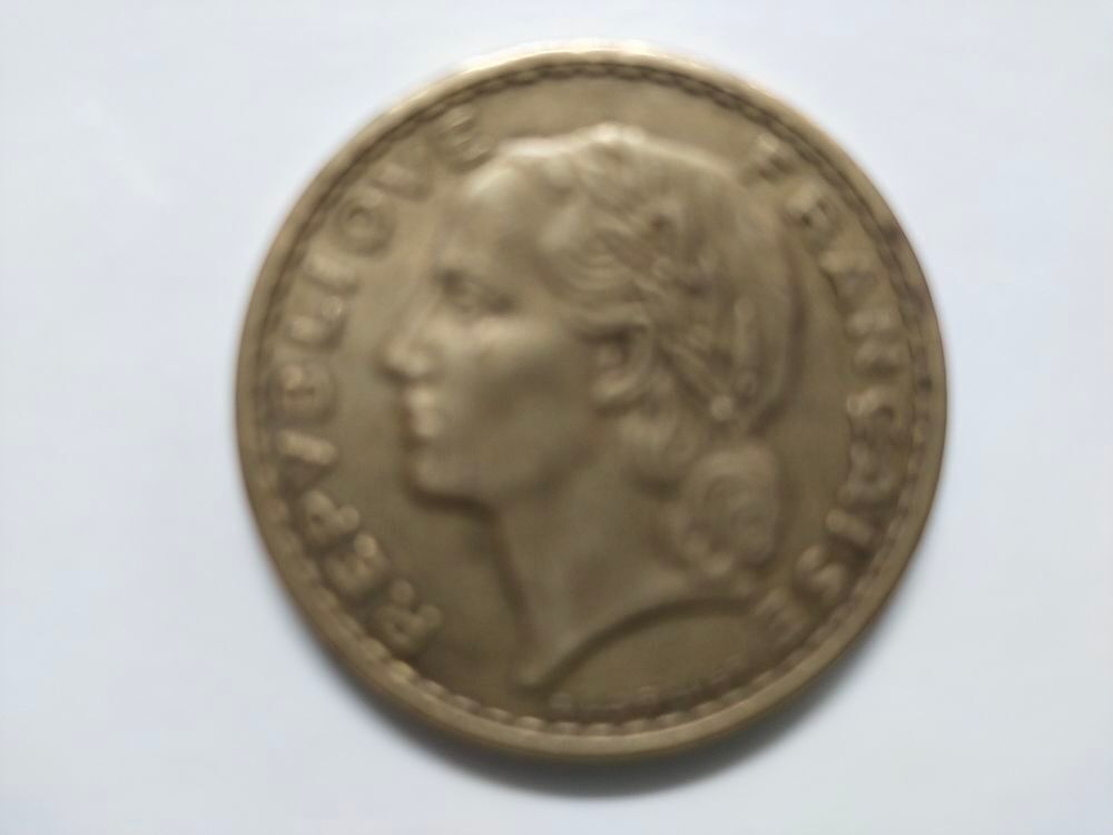 1 pi&egrave;ce de 5 francs fran&ccedil;aise ann&eacute;e 1940 