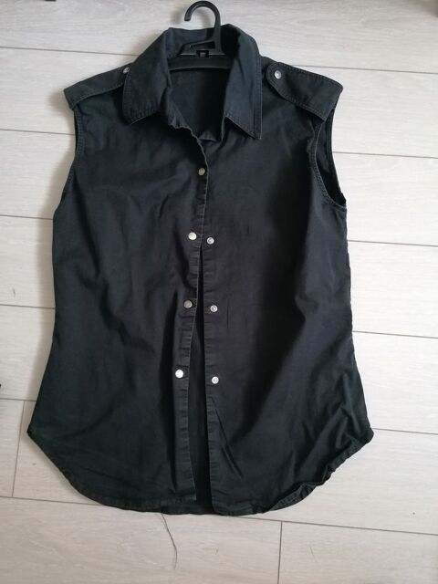 Chemisier noir coton  7 �ragny (95)