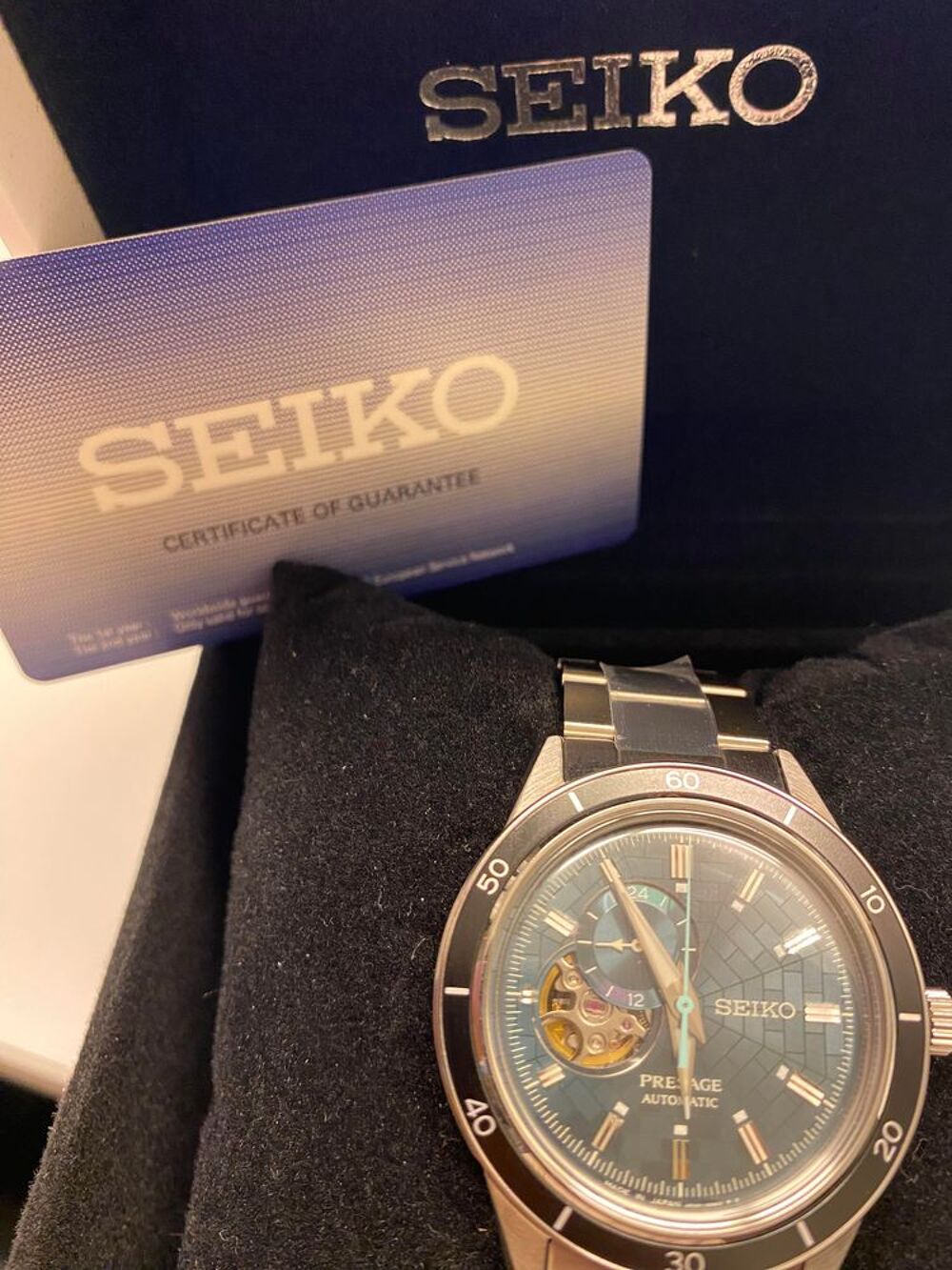 Seiko GINZA Presage c?ur ouvert 140e anniv &eacute;dition limit&eacute;e
Bijoux et montres