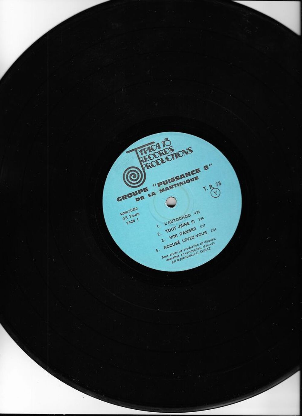 Vinyle 33 T Puissance 8 ?? Auto-Choc CD et vinyles