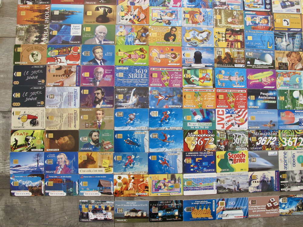 Lot de 276 telecartes 