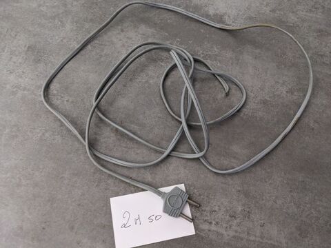 Pi�ce de lampe MAZDA c�ble + prise fil �lectrique GRIS 2,5 m 10 Marseille 13 (13)