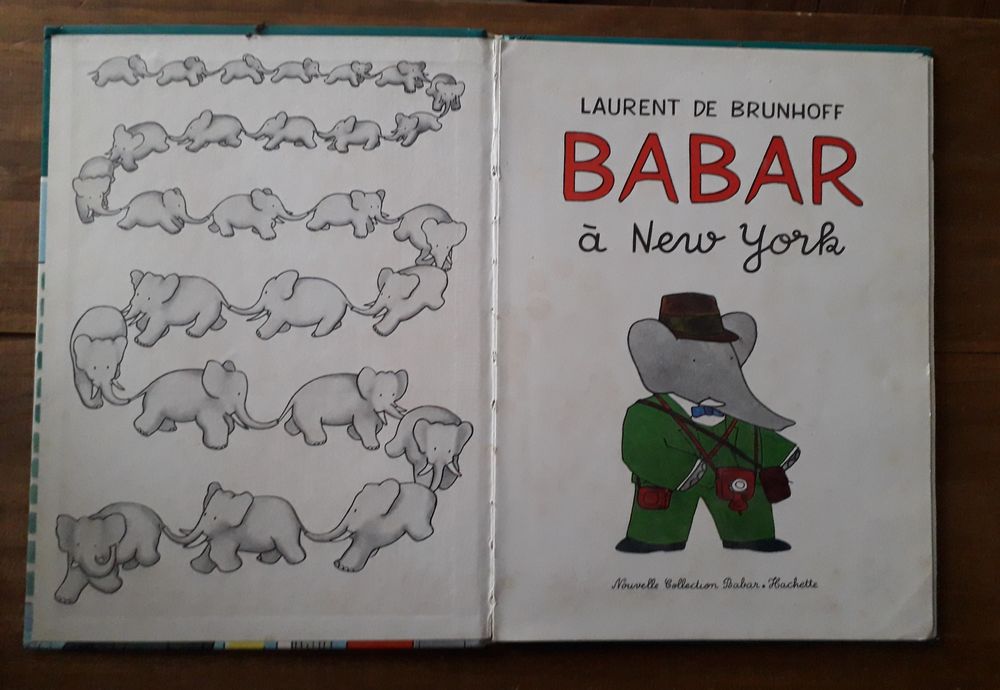 BD BABAR &agrave; New York de 1975 .
Livres et BD
