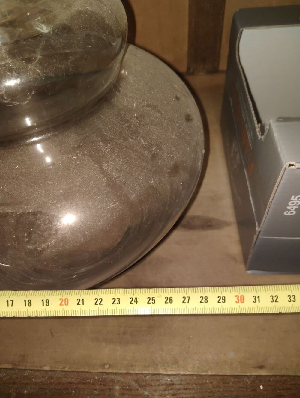 Vase en verre transparent pour d&eacute;coration Décoration