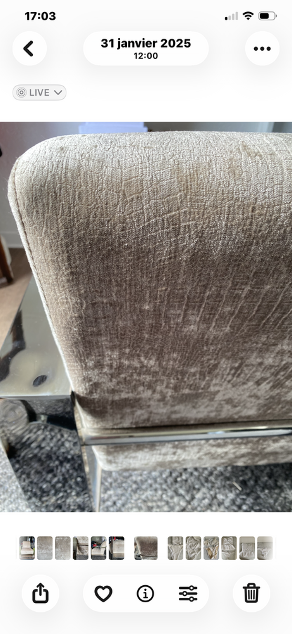 fauteuil contemporain tissu Meubles