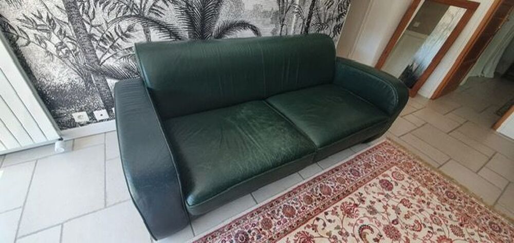 Canap&eacute; Convertible Cuir Meubles