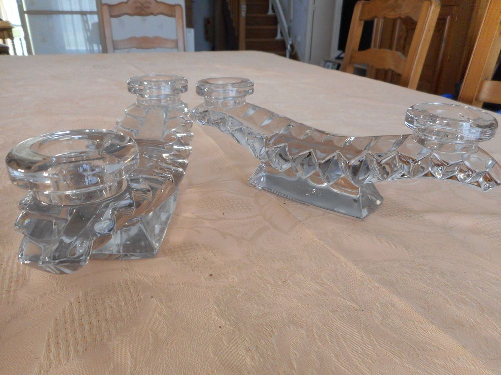PAIRE DE BOUGEOIRS ANNEES 60 Dcoration