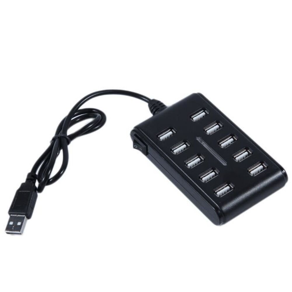 PRISE MULTIPLE 10 ports USB Matriel informatique