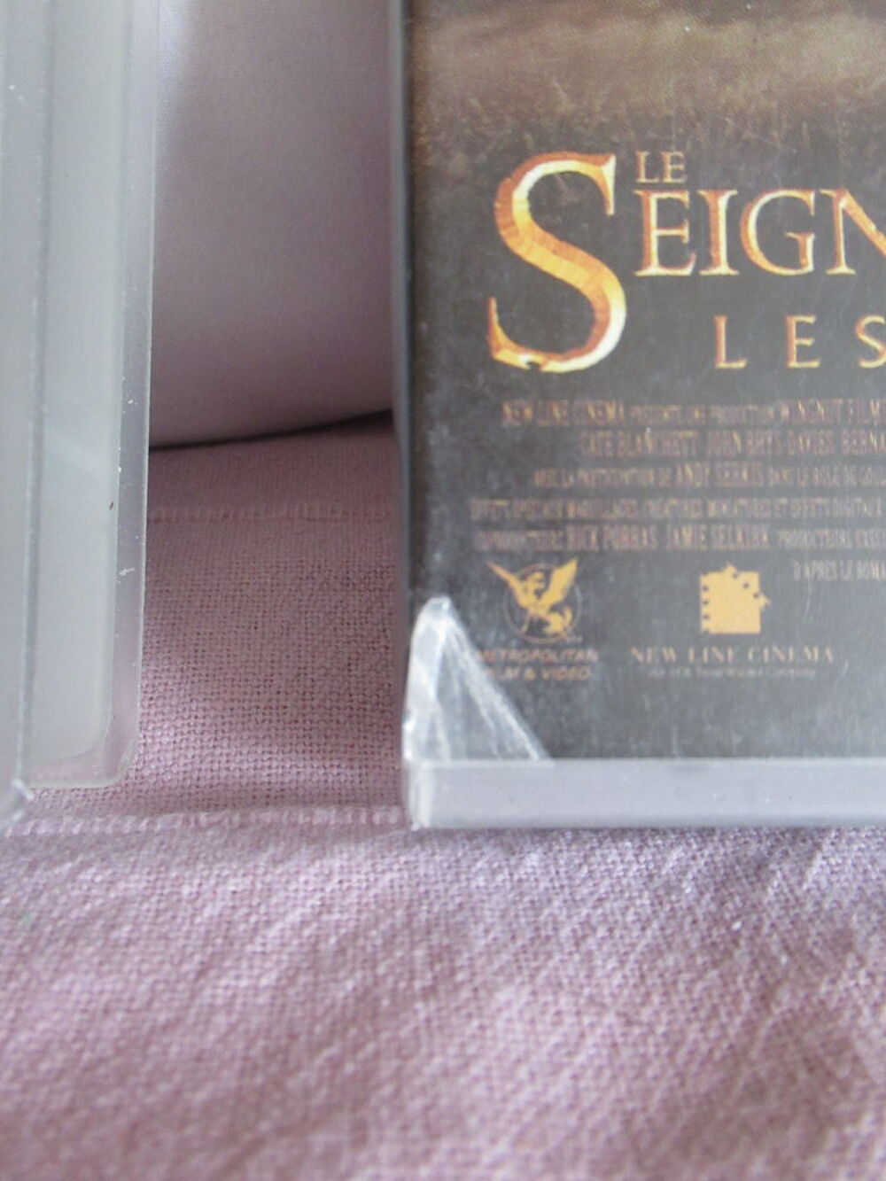 VHS "Le Seigneur des Anneaux" - 1 et 2 DVD et blu-ray