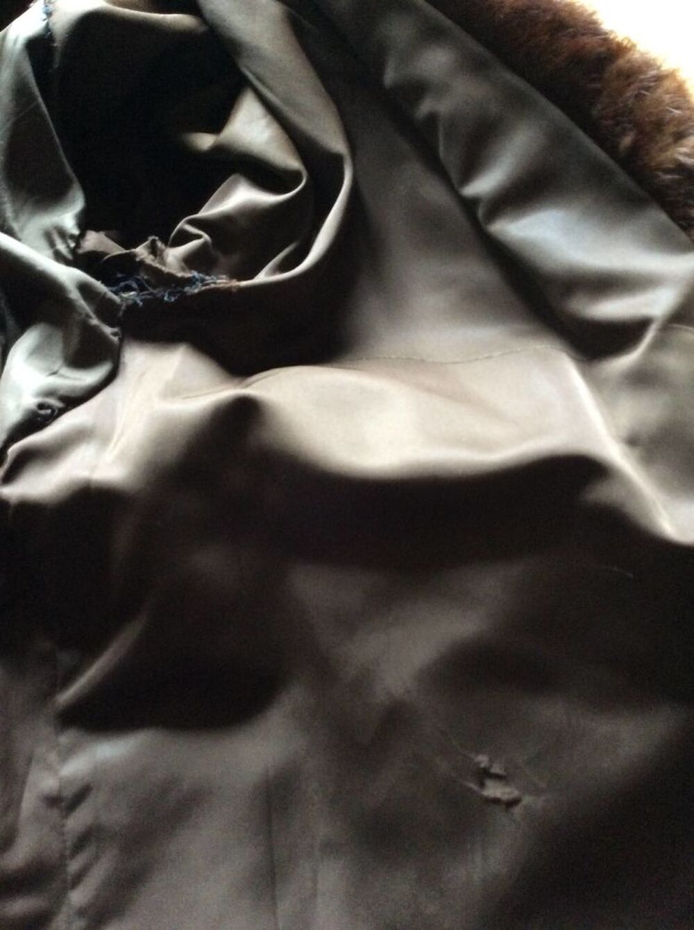 Manteau en vison v&eacute;ritable Vêtements