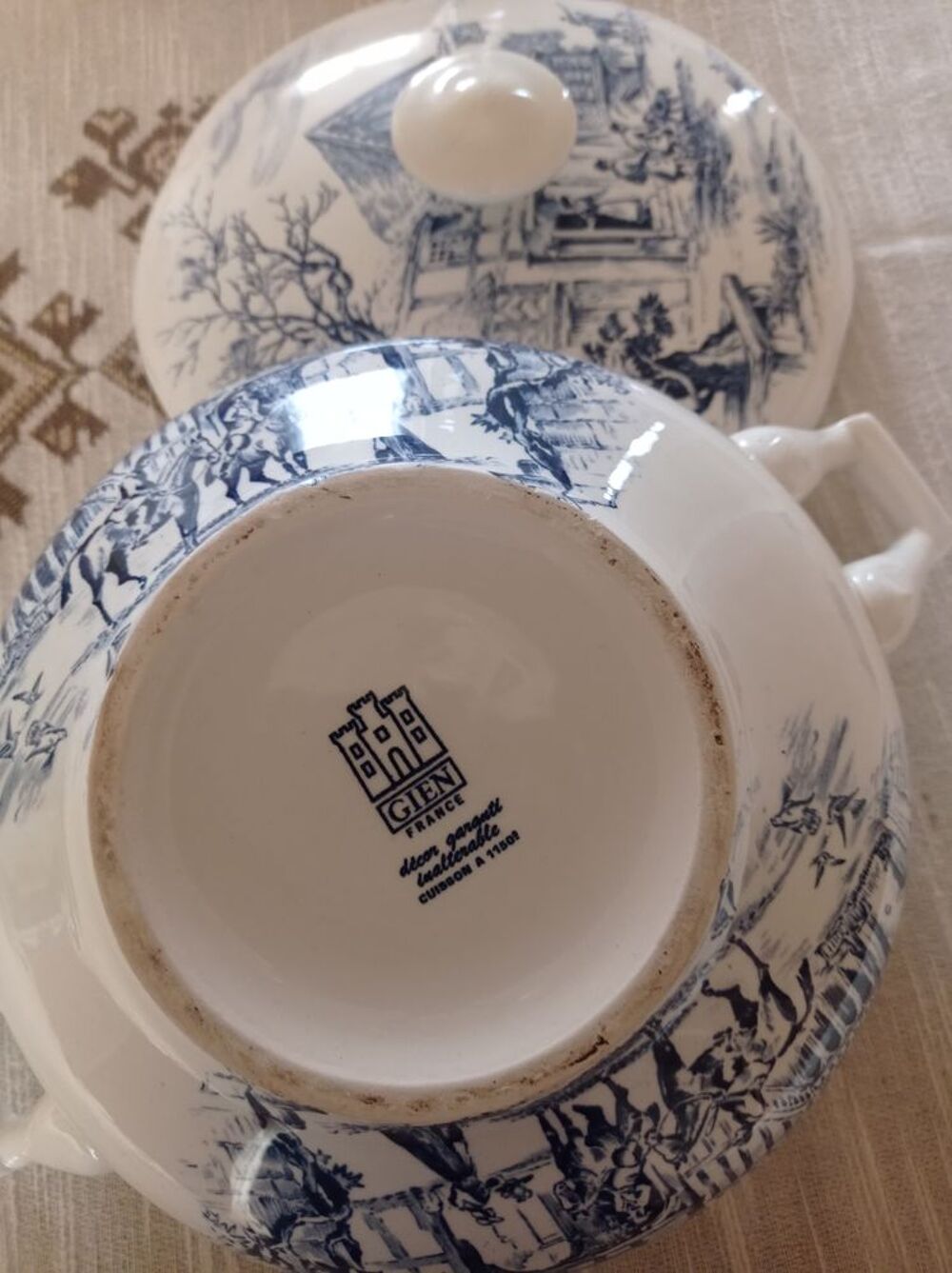 LOT VAISSELLE BLEUE Electroménager