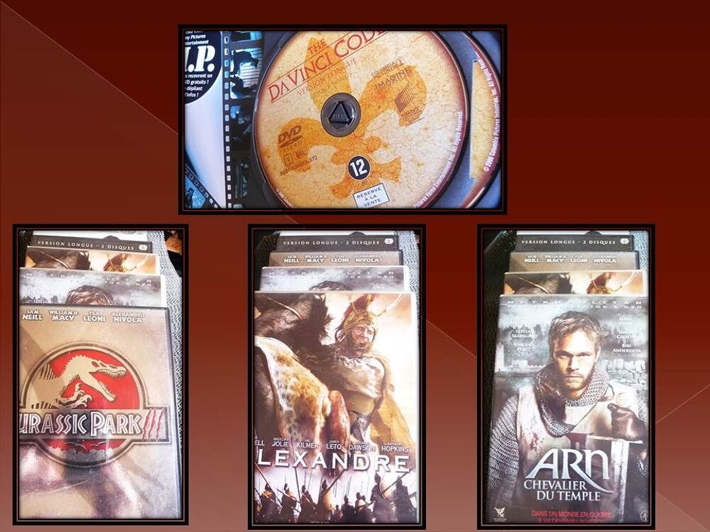 5 DVD dont 3 coffrets DVD et blu-ray