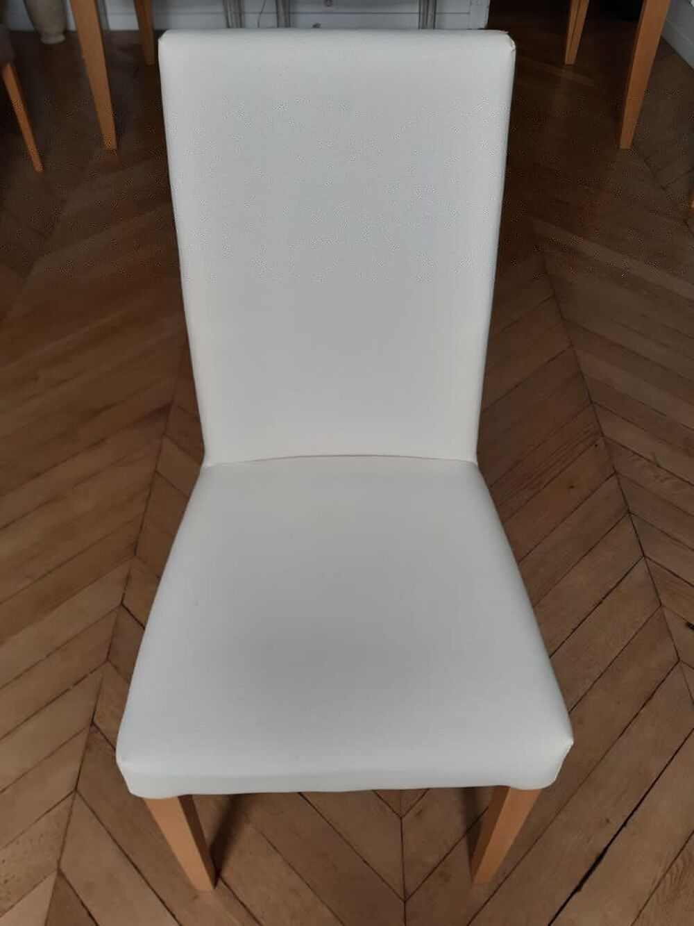 Lot de 6 chaises d&eacute;houssables Toile de Mayenne Meubles