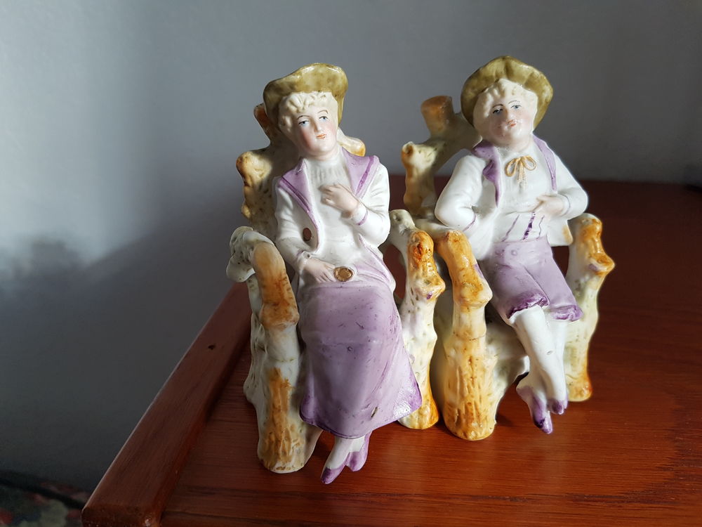 Trois figurines en porcelaine Décoration