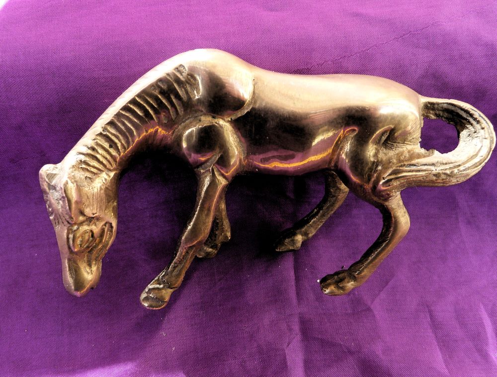 Cheval de bronze moulage artisanal Décoration