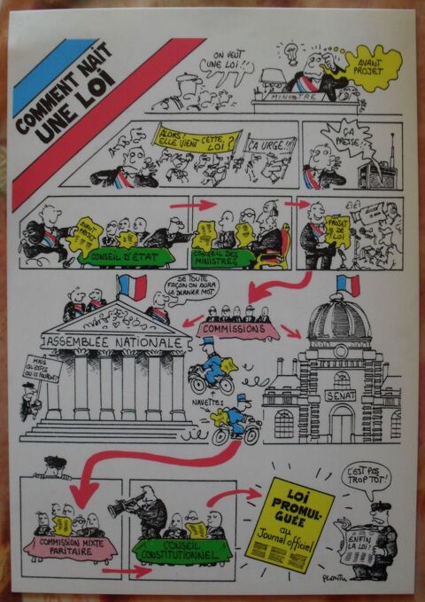 Comment nait une Loi illustrée par PLANTU 1 Montreuil (93)
