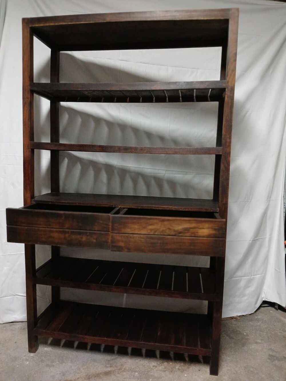 Etag&egrave;re en bois de teck L105cm Meubles