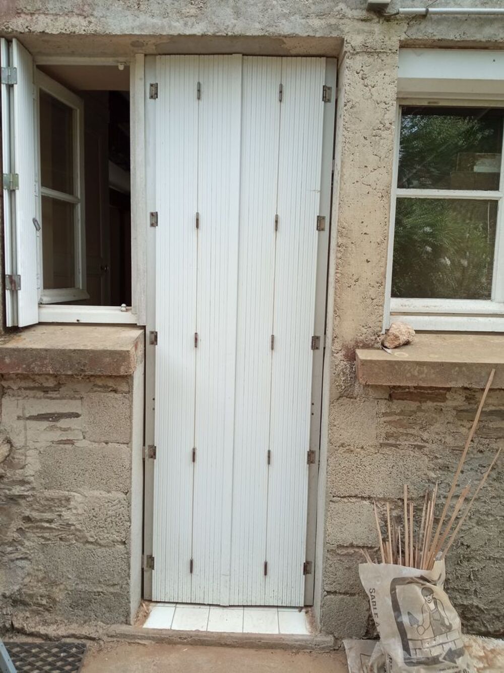 Volets de porte en PVC Bricolage