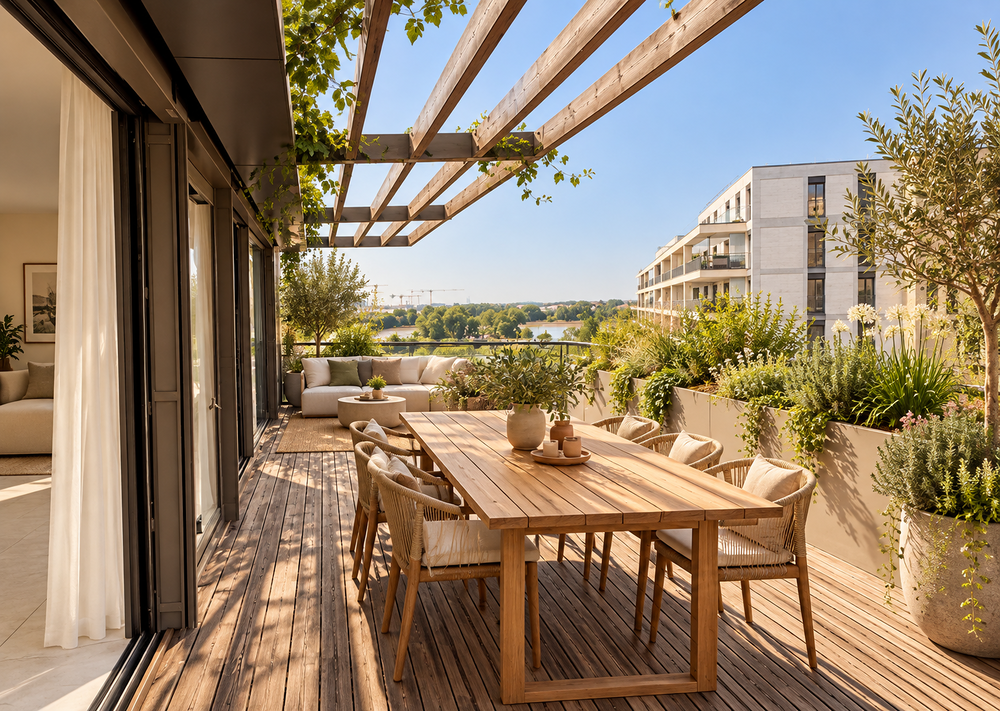 Vente Appartement Appartement familial de 116 m² avec terrasse de 34 m² Bordeaux